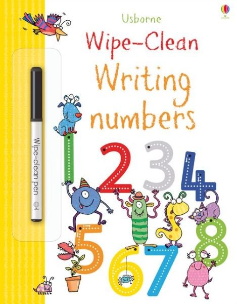 Wipe-clean Writing Numbers - Wipe-Clean - Jessica Greenwell - Kirjat - Usborne Publishing Ltd - 9781409582649 - perjantai 1. huhtikuuta 2016