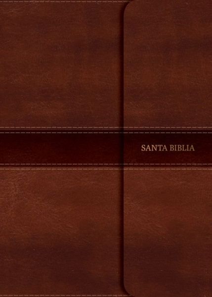 Cover for B&amp;H Espanol Editorial Staff · RVR 1960 Biblia Letra Grande Tamano Manual marron, simil piel y solapa con iman (Leather Book) (2018)