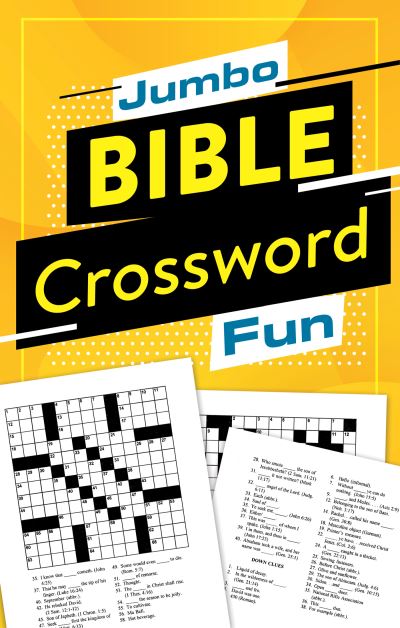 Cover for Compiled by Compiled by Barbour Staff · Jumbo Bible Crossword Fun (Book) (2023)