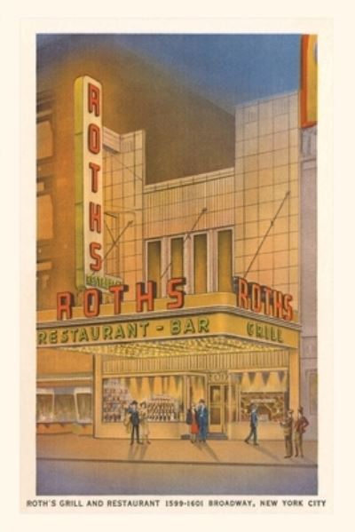 Cover for Found Image Press · Vintage Journal Roth's Restaurant, New York City (Book) (2022)