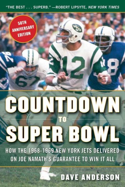 Cover for Dave Anderson · Countdown to Super Bowl (Pocketbok) (2018)