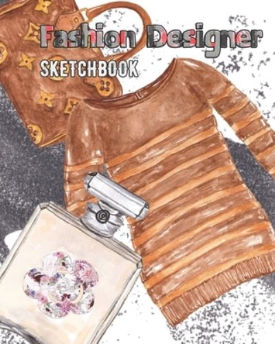 Cover for Rainbow Cloud Press · Fashion Designer Sketchbook (Paperback Book) (2019)