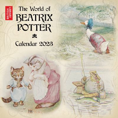 Cover for Flame Tree Studio · British Library: Beatrix Potter Wall Calendar 2023 (Art Calendar) (Calendar) [New edition] (2022)