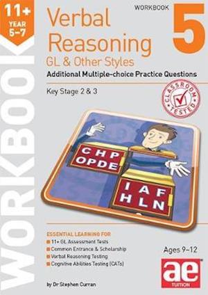 Cover for Stephen C. Curran · 11+ Verbal Reasoning Year 5-7 GL &amp; Other Styles Workbook 5: Additional Multiple-choice Practice Questions (Paperback Book) (2018)