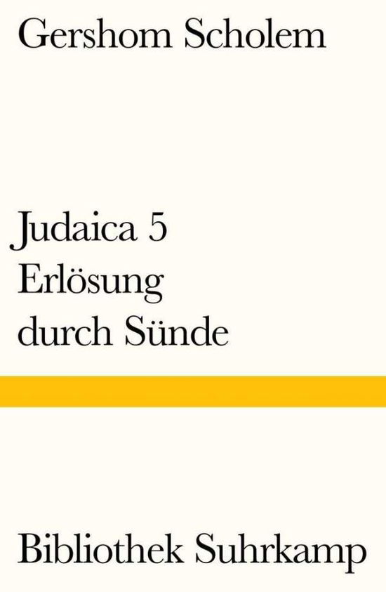 Cover for Scholem · Judaica V (Book)