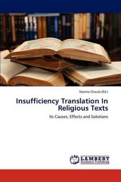Cover for Neema Chaula · Insufficiency Translation in Religious Texts (Paperback Bog) (2012)