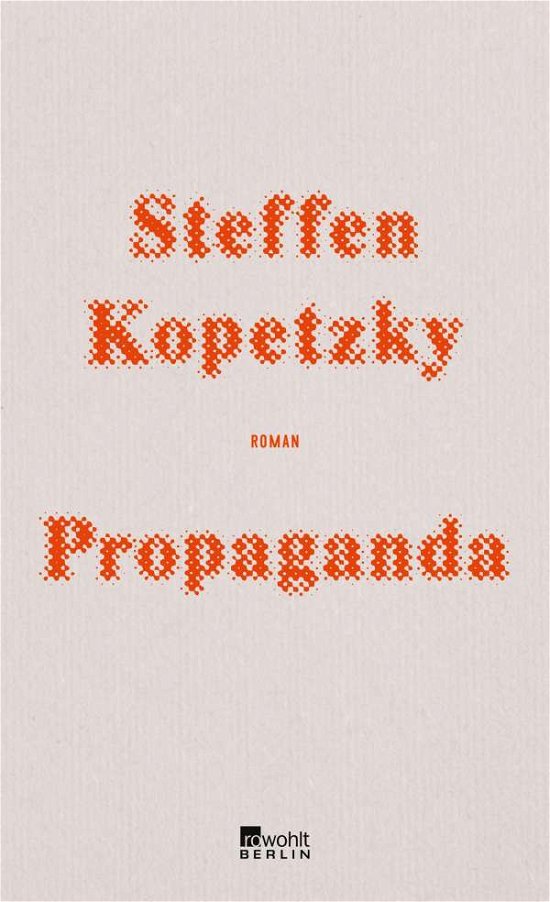 Cover for Kopetzky · Propaganda (Book)