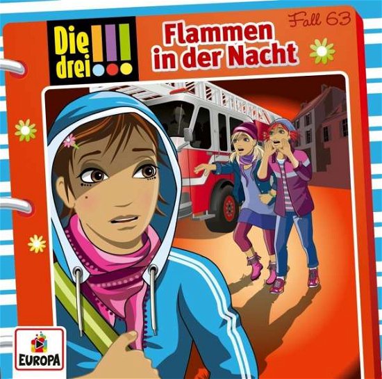 Cover for CD Die drei !!! 63: Flammen in (CD)
