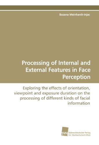Cover for Bozana Meinhardt-injac · Processing of Internal and External Features in Face Perception: Exploring the Effects of Orientation, Viewpoint and Exposure Duration on the Processing ... Kinds of Facial Information (Taschenbuch) (2009)