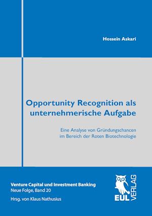 Cover for Hossein Askari · Opportunity Recognition als unternehmerische Aufgabe (Paperback Book) (2014)