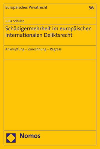 Cover for Schulte · Schädigermehrheit im europäisch (Book) (2020)