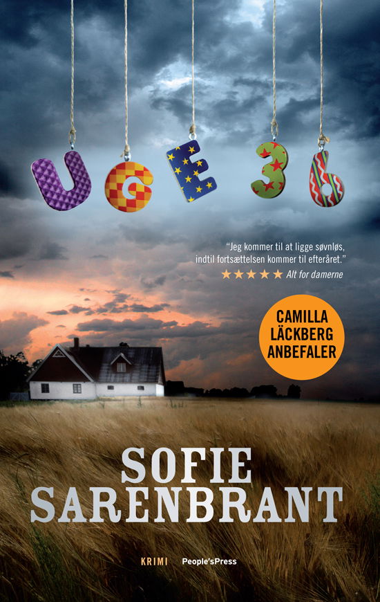 Cover for Sofie Sarenbrant · Agnes: Uge 36 (Paperback Book) [2. Painos] [Paperback] (2013)