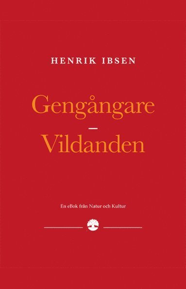 Cover for Henrik Ibsen · Gengångare ; Vildanden (ePUB) (2009)