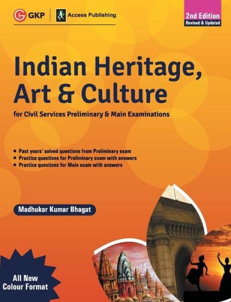 Cover for Madhukar Kumar Bhagat · Indian Heritage, Art and Culture (Preliminary &amp; Main) (Paperback Book) (2020)