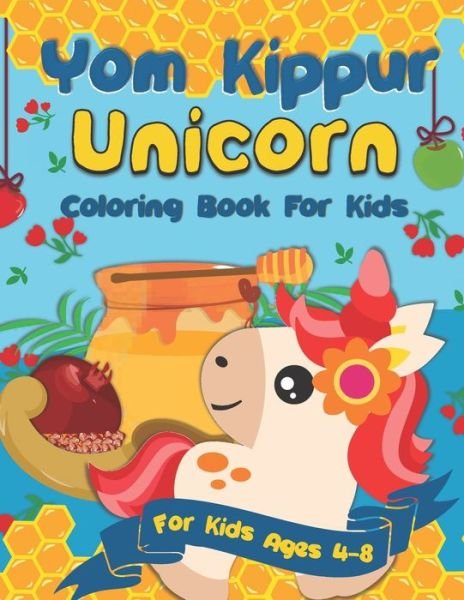 Cover for Pink Crayon Coloring · Yom Kippur Unicorn Coloring Book for Kids (Paperback Bog) (2020)