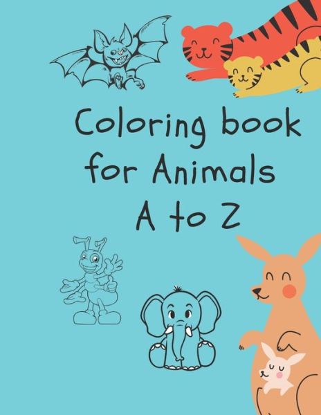 Cover for Rolan Day · Coloring book for Animals A to Z (Pocketbok) (2020)