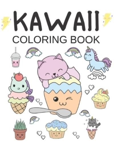 Cover for Kawaii Cutie Co · Kawaii Coloring Book (Pocketbok) (2020)