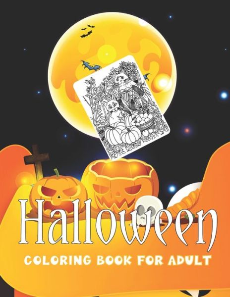 Cover for Anamul Coloring · Halloween Coloring Book for Adult (Paperback Book) (2020)