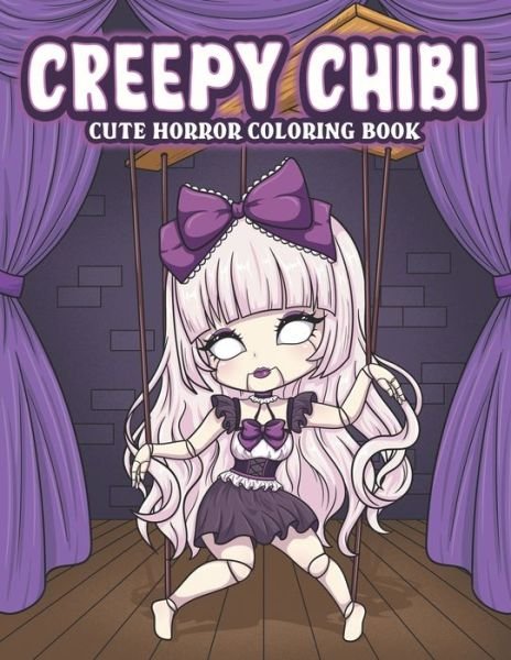 Cover for Leriza May · Creepy Chibi Cute Horror Coloring Book (Pocketbok) (2021)