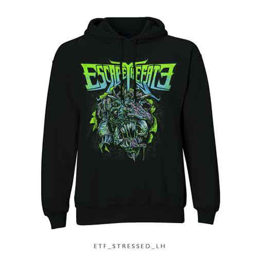 Cover for Escape The Fate · Escape The Fate Unisex Pullover Hoodie: Stressed (Hoodie)