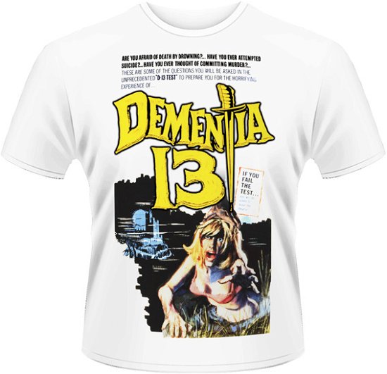 Cover for Horror · Dementia 13 White (T-shirt) [size M] (2013)