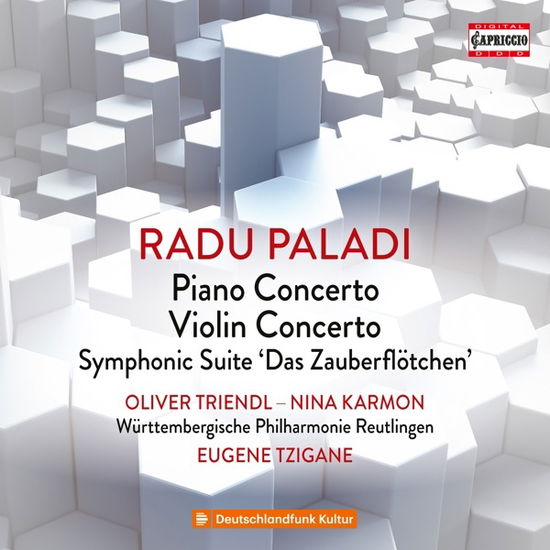 Cover for Nina &amp; Oliver Triendl Karmon · Radu Paladi: Piano Concerto - Violin Concerto - Symphon (CD) (2022)