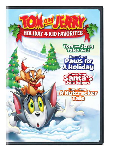 Cover for Tom &amp; Jerry Holiday 4 Kid Favorites (DVD) (2017)