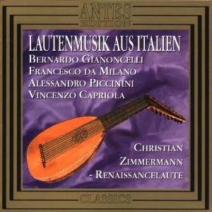 Cover for Gianoncelli / Zimmermann,christian · Lautenmusik Aus Italien (CD) (1994)