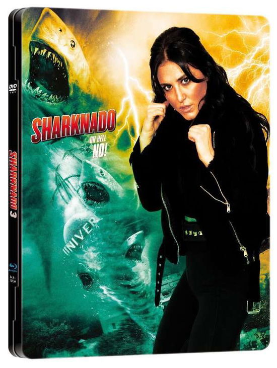 Cover for Ziering,ian / Reid,tara / Derek Bo · Sharknado 3 - Limited Steel Edition (Blu-ray+dvd) (Blu-ray) (2021)