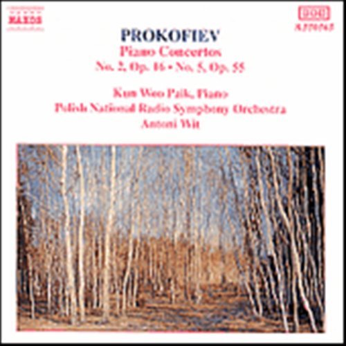 PROKOFIEV: Piano Concertos 2&5 - Paik / Wit / Staatl. Poln. Rso - Musikk - Naxos - 4891030505650 - 2. juli 1992