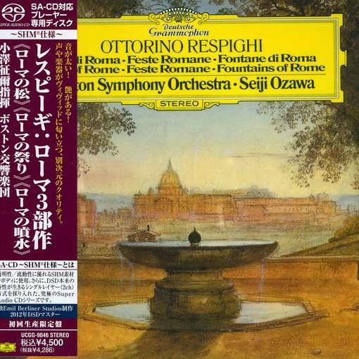 Ottorino Respighi - Pini Di Roma, Feste Romane, Fontane Di Roma - Seiji Ozawa - Musik - Jap - 4988005700650 - 10. april 2012