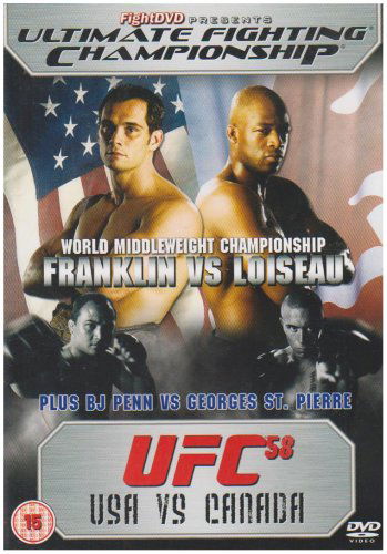 Cover for Ultimate Fighting Championship · Ultimate Fighting Championship: 58 - USA Vs Canada (DVD) (2006)