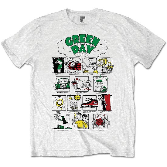 Green Day Unisex T-Shirt: Dookie RRHOF - Green Day - Produtos - Unlicensed - 5055979948650 - 