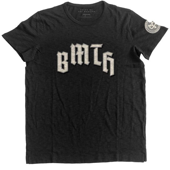 Bring Me The Horizon Unisex T-Shirt: Crooked Young (Applique) - Bring Me The Horizon - Merchandise - Bravado - 5055979980650 - 