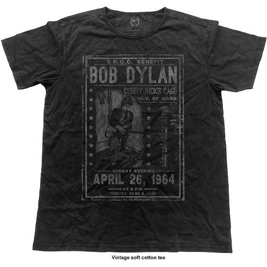 Cover for Bob Dylan · Bob Dylan Unisex Fashion Tee: Curry Hicks Cage Vintage (Vintage Finish) (Klær) [size S] [Black - Unisex edition]