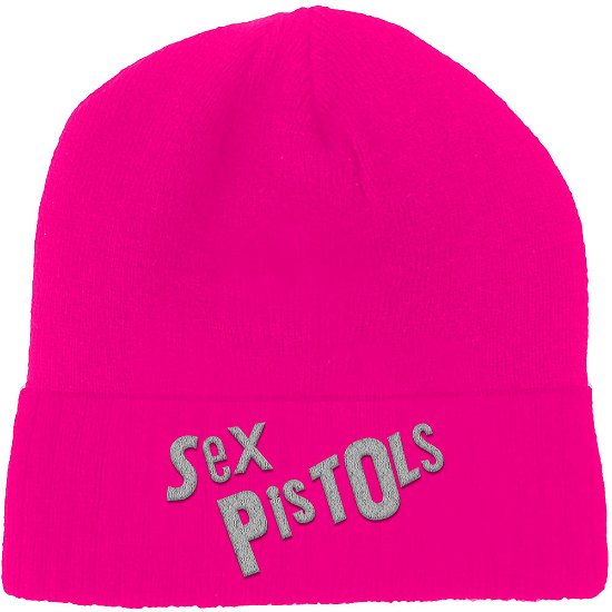 Cover for Sex Pistols - The · The Sex Pistols Unisex Beanie Hat: Logo (CLOTHES) [Pink - Unisex edition]