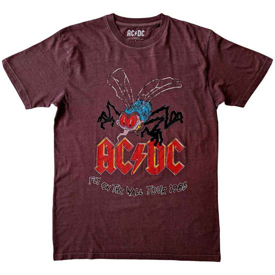AC/DC Unisex T-Shirt: Fly On The Wall Tour - AC/DC - Produtos -  - 5056561070650 - 