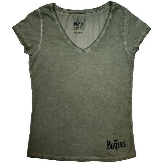 Cover for The Beatles · The Beatles Ladies T-Shirt: Corner Logo (T-shirt) [size M]