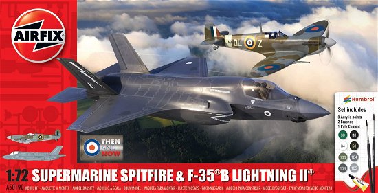 Cover for Airfix · 1/72 'then and Now' Spitfire Mk.vc and F-35b Lightning II Gi (MERCH)
