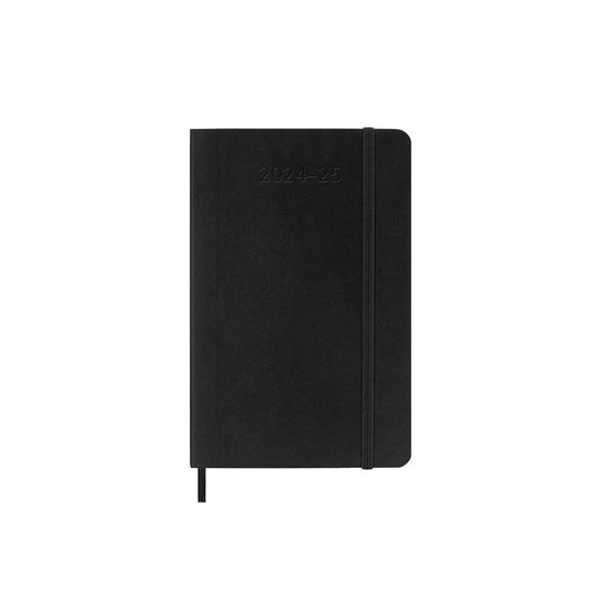 Cover for Moleskine · Moleskine 2025 18-Month Weekly Pocket Softcover Notebook: Black (Paperback Book) (2024)