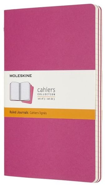 MOLESKINE CAHIER Large Ruled KINETIC PINK - Moleskin - Bøker - MOLESKINE - 8058647629650 - 10. april 2019
