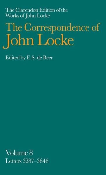 Cover for John Locke · John Locke: Correspondence: Volume VIII, Letters 3287-3648 - Clarendon Edition of the Works of John Locke (Gebundenes Buch) (1989)