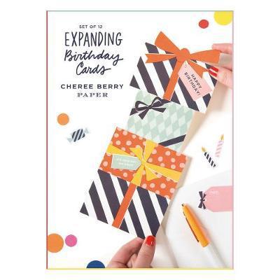 Cheree Berry Expanding Birthday Card Set - Galison - Books - Galison - 9780735352650 - July 1, 2017