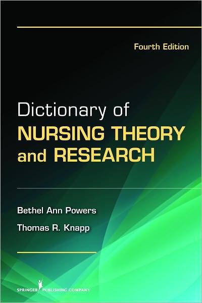 Cover for Bethel Ann Powers · Dictionary of Nursing Theory and Research (Taschenbuch) [4 Rev edition] (2010)