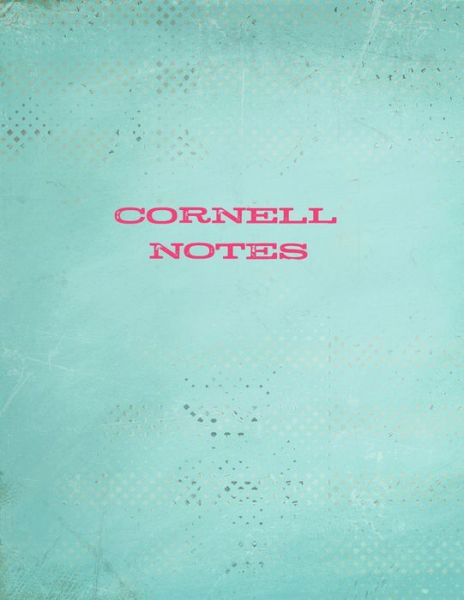 Cover for Bks Press · Cornell Notes Note-taking Notebook System for School or Business (Paperback Book) (2019)