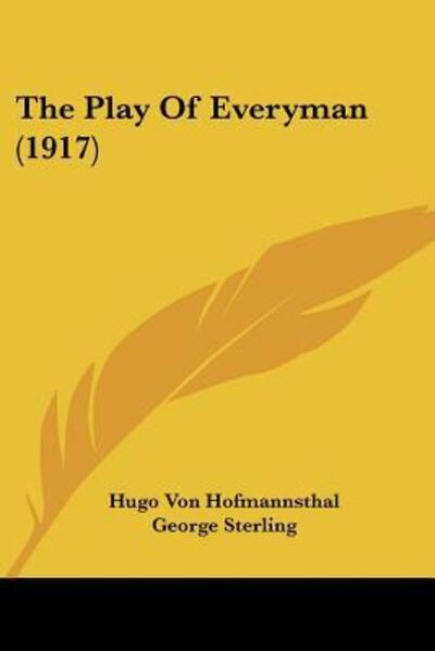 Cover for Hugo Von Hofmannsthal · The Play Of Everyman (1917) (Paperback Book) (2009)