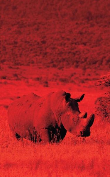 Cover for Eva-Lotta Jansson · Alive! white rhino - Red dutotone - Photo Art Notebooks (Paperback Book) (2016)