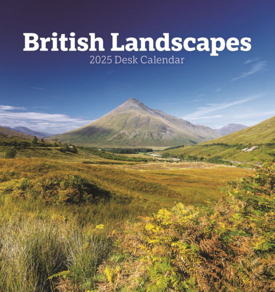 Cover for Carousel Calendars · British Landscapes Easel Desk Calendar 2025 (Paperback Book) (2024)