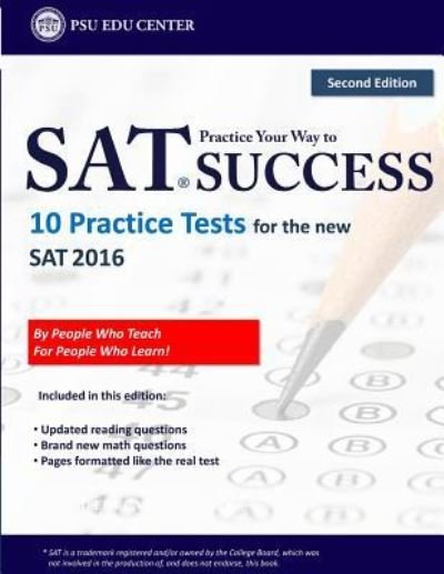 Cover for Psu Educenter · Practice Your Way to SAT Success (Paperback Book) (2016)