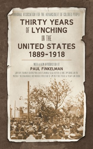 Cover for Naacp · Thirty Years of Lynching in the United States 1889-1918 (Hardcover bog) (2012)